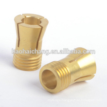 custom nickel plating brass external thread nut